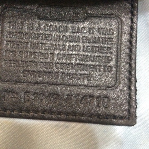 Large Authentic Coach tote & shoulder bag - Picture 6 of 8